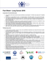 World Lung Cancer Day 2018 Fact Sheet