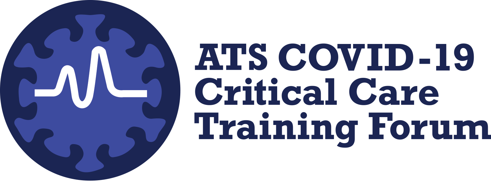 ATS COVID-19 Critical Care Training Forum Logo
