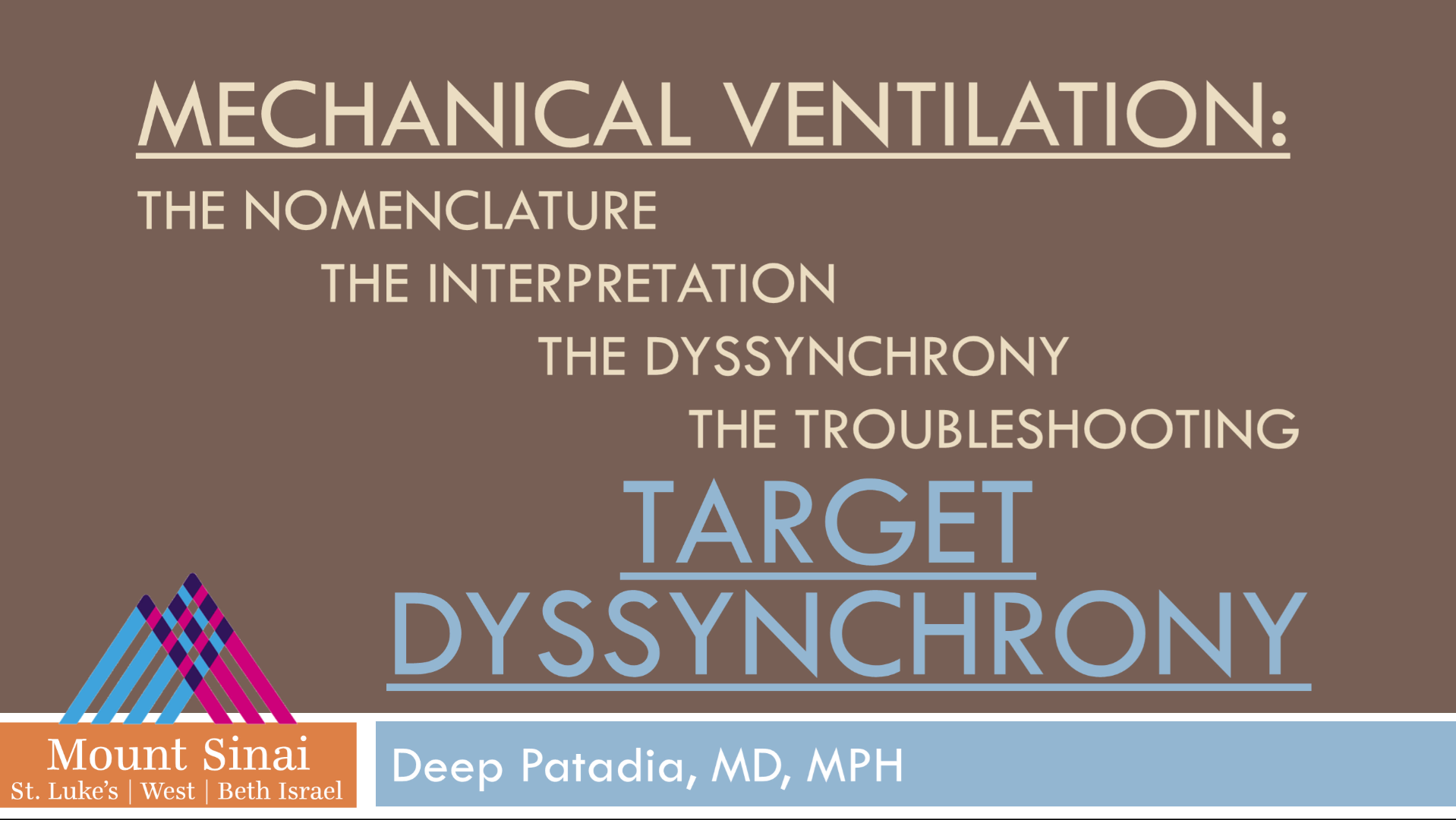 Target Dyssynchrony